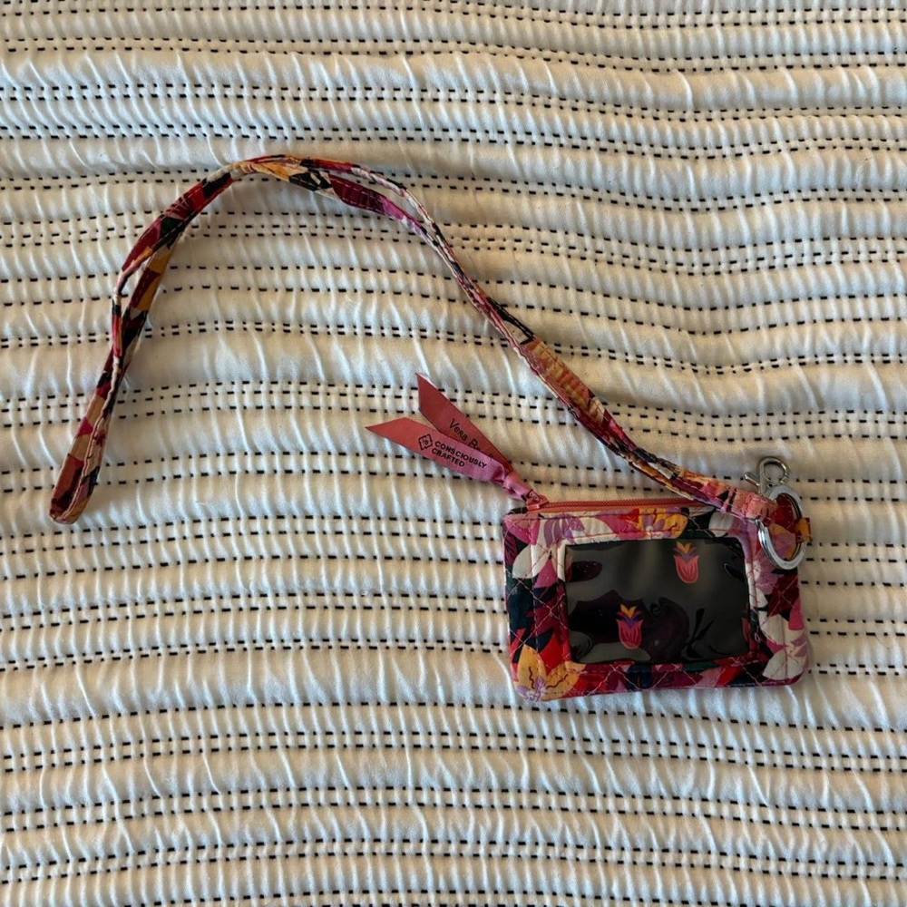 Vera Bradley Pink Floral Wristlet